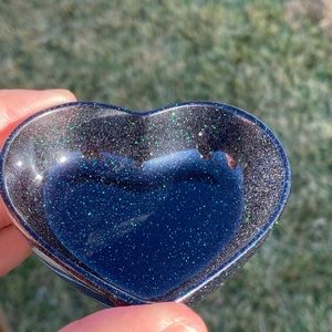 Cute resin trinket heart